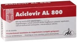 ACICLOVIR AL 800 mg tabletta | Házipatika