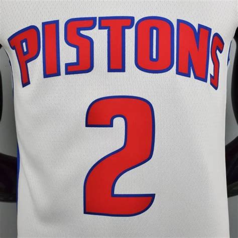 Camiseta Detroit Pistons Th Anniversary City Edition White Trizhop