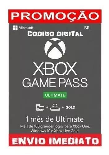 Gift Card Xbox Game Pass Ultimate 1 Mês Parcelamento sem juros