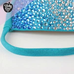 Turquoise NPC IFBB OCB Bikini Ombre Diamond Fitness Bikinis Etsy