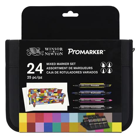 Winsor Newton Promarker Pack Mixed Marker Set Stationery Pens