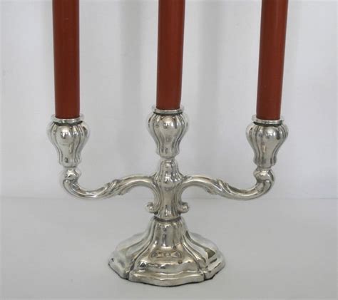 Otto Wolter Candleholder Silver Light Table Candlestick Incl