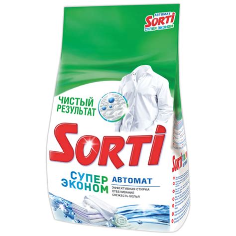 Стиральный порошок-автомат 6 кг, SORTI (Сорти) "Супер Эконом" - купить ...