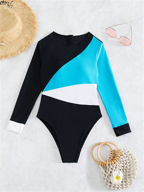 swimsuit color block 9