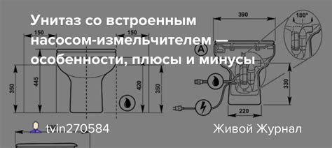Унитаз со встроенным насосом-измельчителем — особенности, плюсы и ...