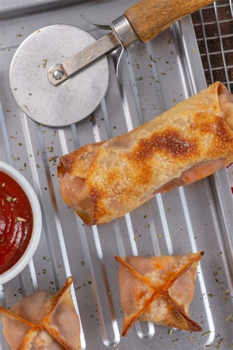 Air Fryer Pizza Egg Rolls And Wontons Recipe The Protein Chef