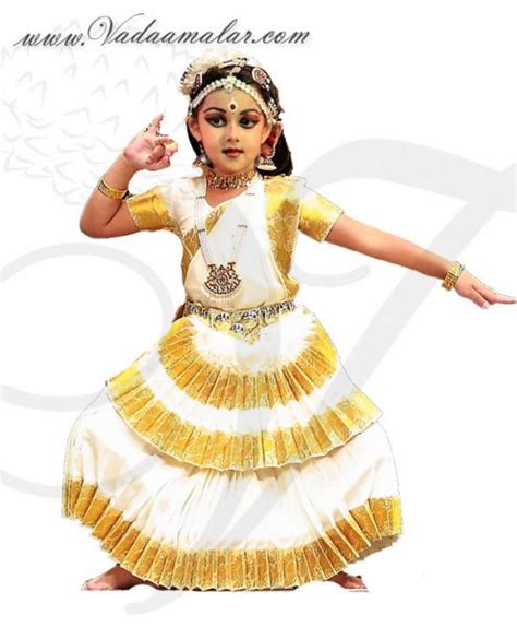 Mohiniattam Kerala Traditional dance dress costumes children kids costume