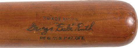 Babe Ruth Game Used Bat With Called Shot Consideration PSA DNA