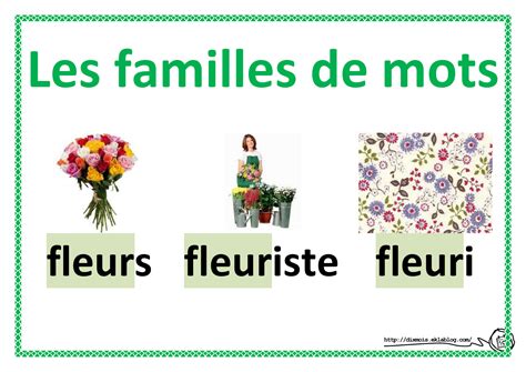 Famille De Mots De Fleur Hot Sex Picture