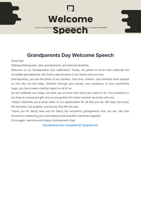 Sample Welcome Speeches For Youth Day 3