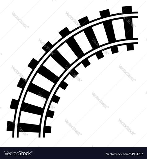 Train Tracks Vector