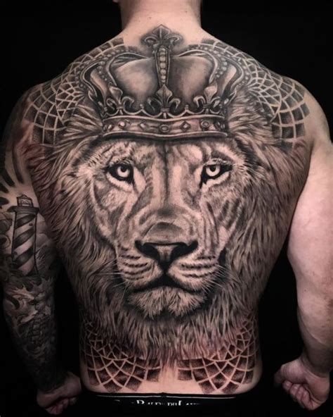 9 Tatuagem LeãO Nas Costas Masculina Para Voce tatuagemdemusica