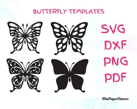 Butterfly Svg Png Pxf Dxf Cricut Butterflies Svg Cricut Butterfly Cricut Template Butterfly Cut