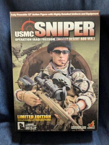 Hot Toys Usmc Sniper Operation Iraqi Freedom Scale Military Used Ebay
