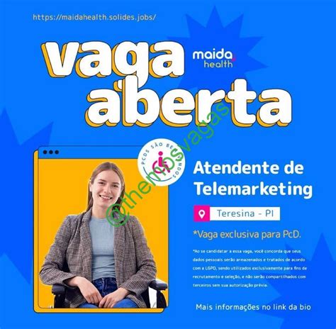 Atendente De Telemarketing Pcd Teresina Pi Vaga S Themos