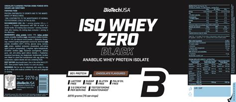 Biotech Iso Whey Zero Black Gr