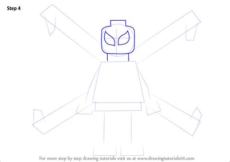 Learn How To Draw Lego Iron Spider Lego Step By Step Drawing Tutorials