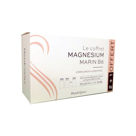 Le Coffret Magnesium Marin B Gelules Phytalessence