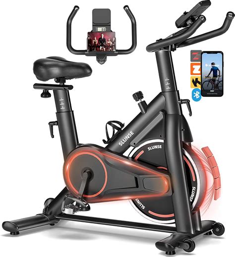 SLUNSE Exercise Bike – Adjustable Magnetic Resistance & App Compatible