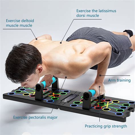 Multi Functional Folding Push Up Board For Home Fitness Training Chest