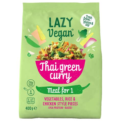 Lazy Vegan Thai Green Curry készétel 400 g fagyasztott Webáruház 2