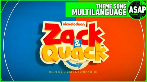 Zack And Quack Theme Song Multilanguage Requested Youtube