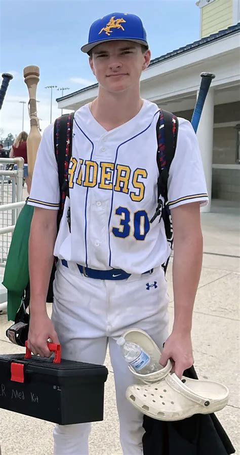 Athlete Of The Week Colby Rail Caesar Rodney Baseball Bay To Bay News