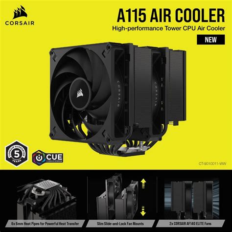 Corsair A115 High Performance Tower Cpu Air Cooler Lga 1700 Am5 Shopee Philippines