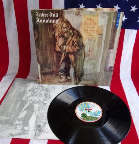 Lp Jethro Tull Aqualung Pink Rim Textured West Germany Pressing