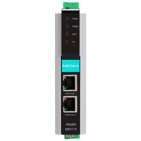 MGate MB3170 : IN STOCK : Ethernet Modbus Gateway · Impulse Embedded ...