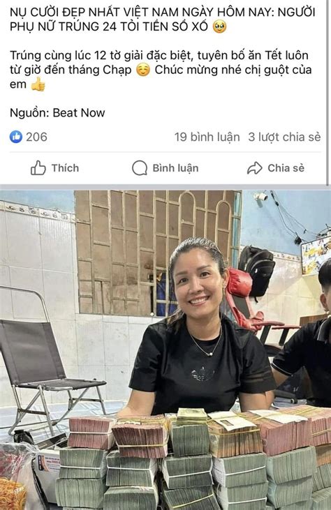 Người phụ nữ hot nhất MXH khi đứng cùng chồng tiền 24 tỷ và 12 vé số độc đắc