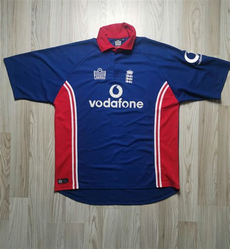 Soccer Jersey England Cricket National Team 2003 world cup jersey