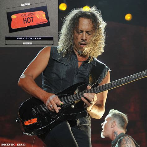 Caution HOT Stickers Kirk Hammett Guitar Vinyl Decal ESP KH Replica