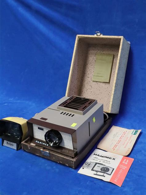 Lot Hanimex Hanorama Mm Colour Slide Projector In Original Carry