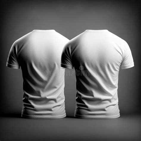 White T-shirt Isolated on Dark Background Stock Image - Image of shirt ...