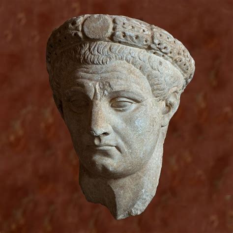 Emperor Claudius Head Of Roman Statue Marble 1st Century Ad Musée