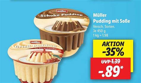 Müller Pudding Mit Soße Angebot bei Lidl 1Prospekte de