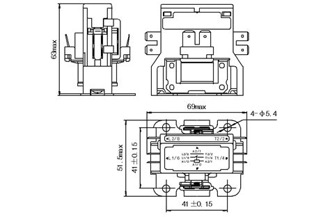 Contactor Magnético Monofásico Para Aire Acondicionado,Alta Calidad ...
