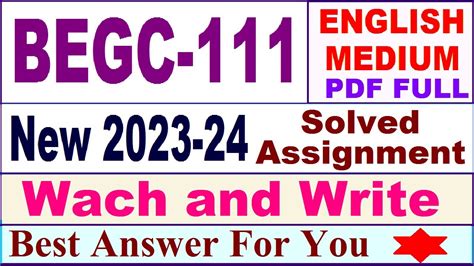 Begc 111 Solved Assignment 2023 24 Begc 111 Solved Assignment 2024