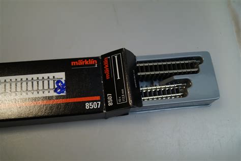 Spur Z Märklin 8507: 8 Stück Gleis gerade, neu - gearontologist