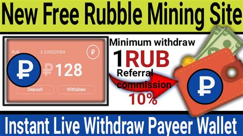 New Free Rubble Mining Site Soloran Ruble Miner Site Rub Live