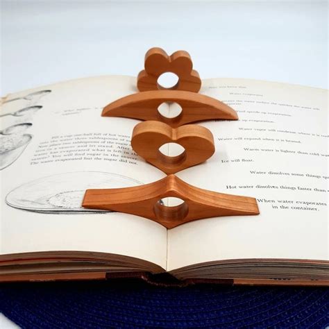 Book Buddy Book Holder Wood Thumb Page Holder - Etsy | Wood working ...