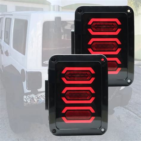 DOT E9 Wrangler JK Tail Light For Jeep Wrangler JK US European Version