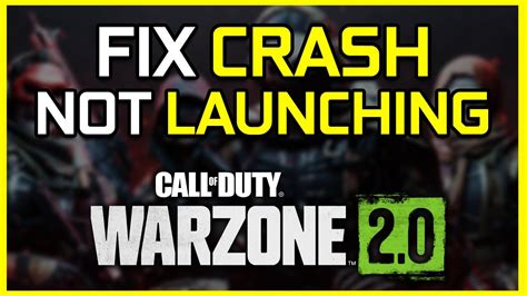 How To FIX Warzone 2 Not Launching Working On PC Fix Crashing