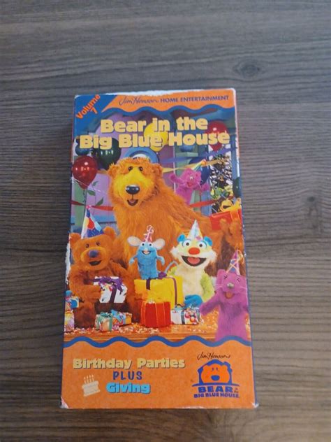 Mavin Bear In The Big Blue House Vol Birthday Parties Vhs Video