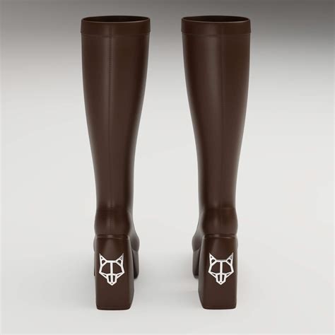 Naked Wolfe Boots Brown D Model By Yanadesval