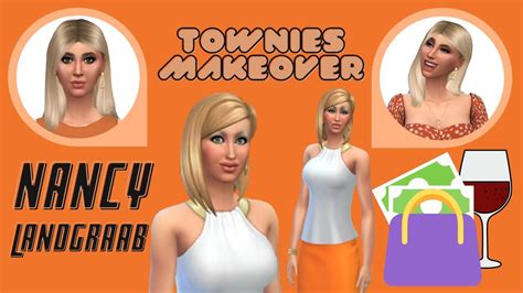 I Gave Nancy Landgraab A Makeover Townies Makeover The Sims Cas