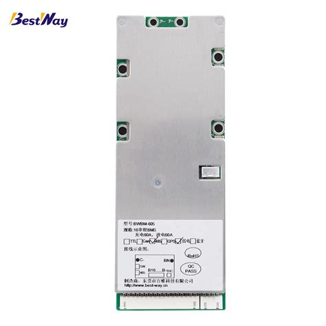 Bestway LiFePO4 BMS 15s 48V 60A Common Port Smart BMS With RS485