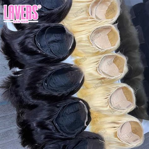 Cheap Blonde Colored Bob Wig Raw Peruvian Virgin Hair Wig Transparent Bob Full Lace Wig