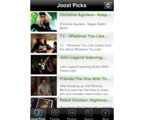 Joost for iPhone - Download